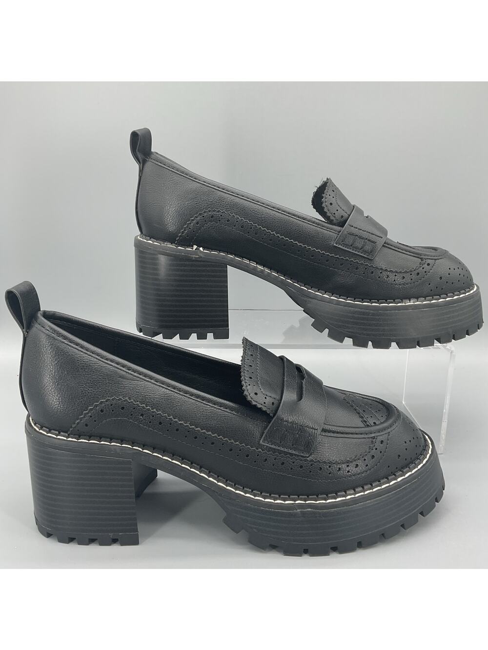 NEW MIA Women’s Deena Heeled Loafer Black Size 10